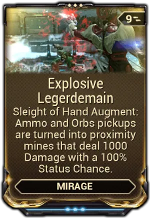 Explosive Legerdemain