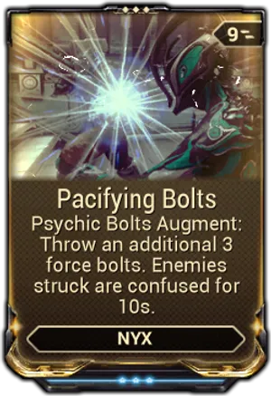 Pacifying Bolts