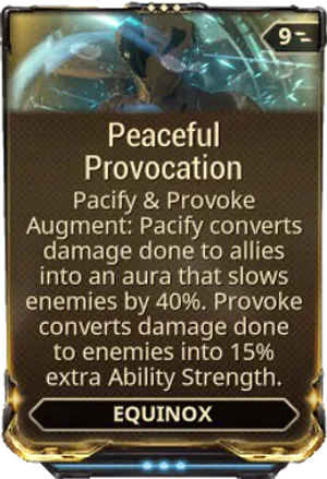 Peaceful Provocation