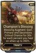 Champion's Blessing