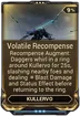 Volatile Recompense